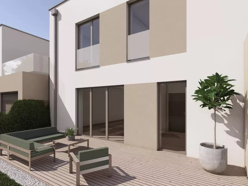 záhrada so sedaciou súpravou