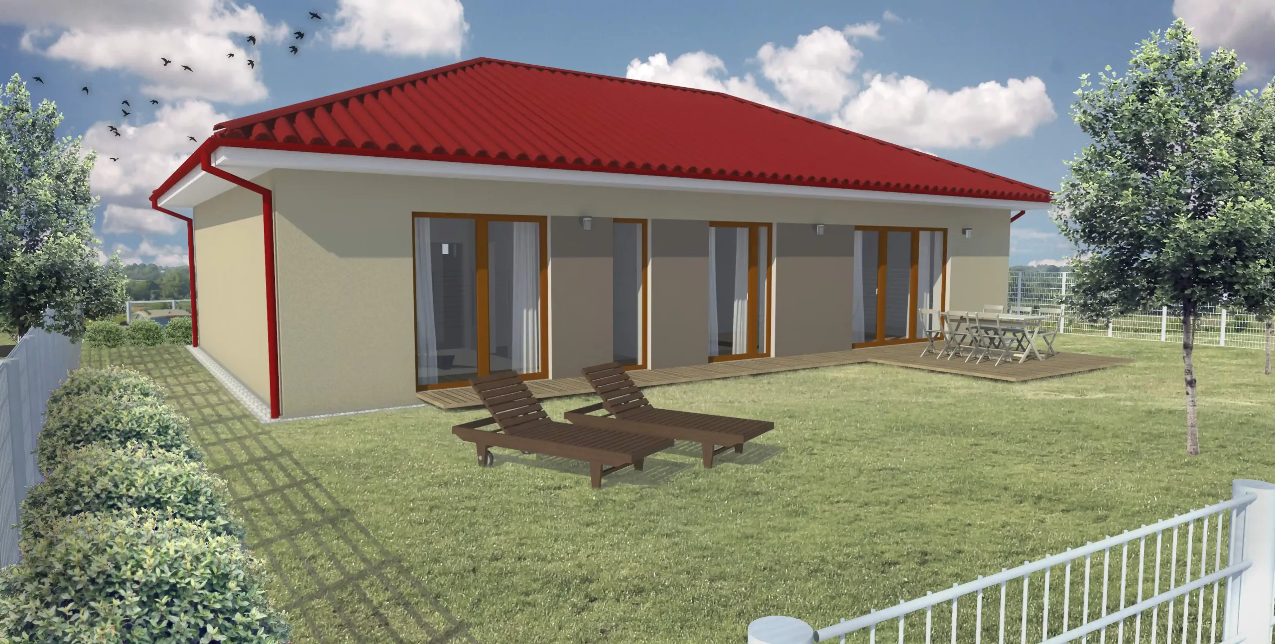 záhrada rodinného domu